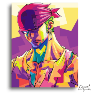 Warrior with Red Bandana - Paint by Numbers Kit