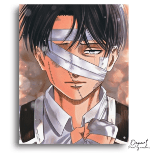 Warrior's Wounds, Reflective Gaze - Paint by Numbers Kit