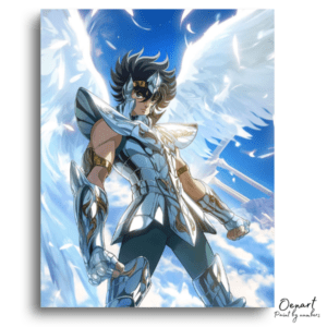 Winged Warrior in Bright Sky - Paint by Numbers Kit
