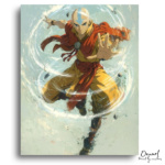 Monk in Action - Paint by Numbers Kit