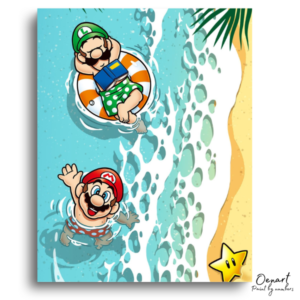 Summer Ocean Fun - Paint by Numbers Kit