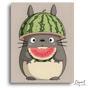 Chubby Creature Watermelon Feast - Paint by Numbers Kit