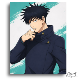Confident Spiky Hair Youth - Paint by Numbers Kit