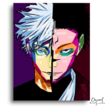 Duality Pop Art Anime Faces - Paint by Numbers Kit