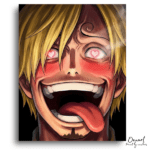 Ecstatic Blonde With Heart Eyes - Paint by Numbers Kit