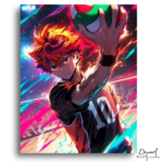 Fiery Spiker Vibrant Court - Paint by Numbers Kit