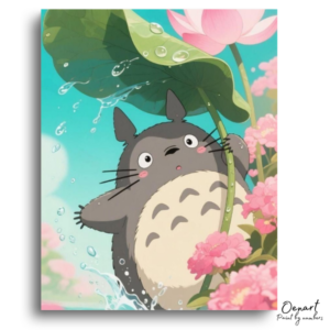 Forest Spirit Leaf Umbrella - Paint by Numbers Kit