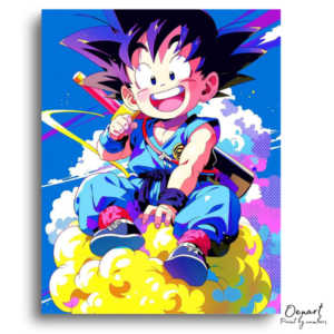 Happy on Magic Cloud - Paint by Numbers Kit