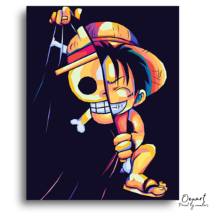 Happy Pirate Boy Reveal - Paint by Numbers Kit