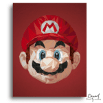 Happy Red Hat Character - Paint by Numbers Kit
