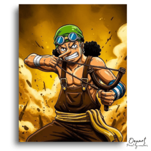 Long-Nosed Slingshot Hero - Paint by Numbers Kit