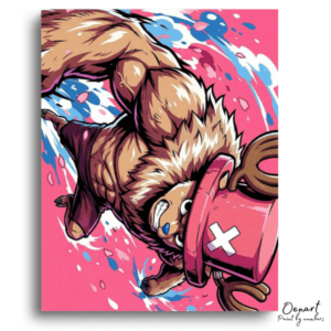 Mighty Furry Beast Pink Hat - Paint by Numbers Kit