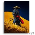 Samurai in Golden Fields - Paint by Numbers Kit
