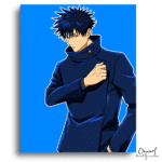 Serious Blue Uniform Guy - Paint by Numbers Kit