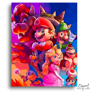 Vibrant Fantasy Gathering - Paint by Numbers Kit