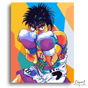 Vibrant Pop Art Boxer - Paint by Numbers Kit