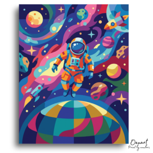 Colorful Cosmic Journey - Paint by Numbers Kit