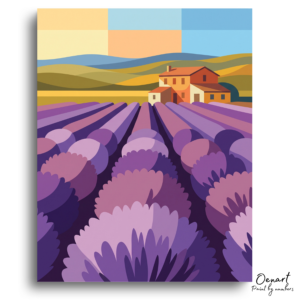 Lavender Fields of Provence - Paint by Numbers Kit