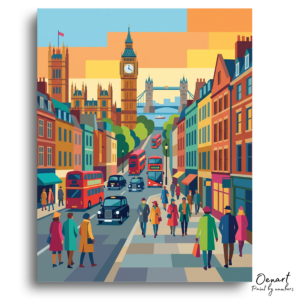 London Cityscape Adventure - Paint by Numbers Kit