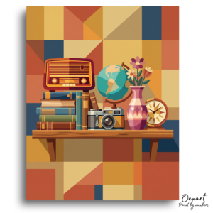 Vintage Shelf Treasures - Paint by Numbers Kit