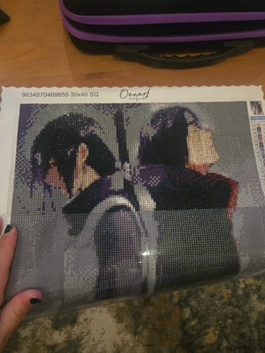 Finished framed canvas from customer Ciera