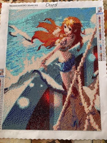 Finished diamond canvas from customer Helene