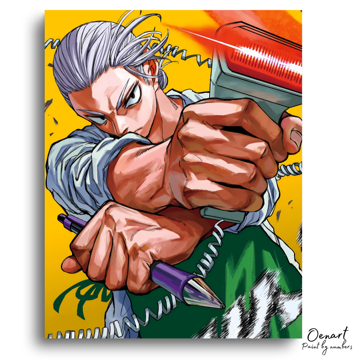 Sakamoto Days: Barcode Fight - Anime Paint By Numbers Kit-Oenart™