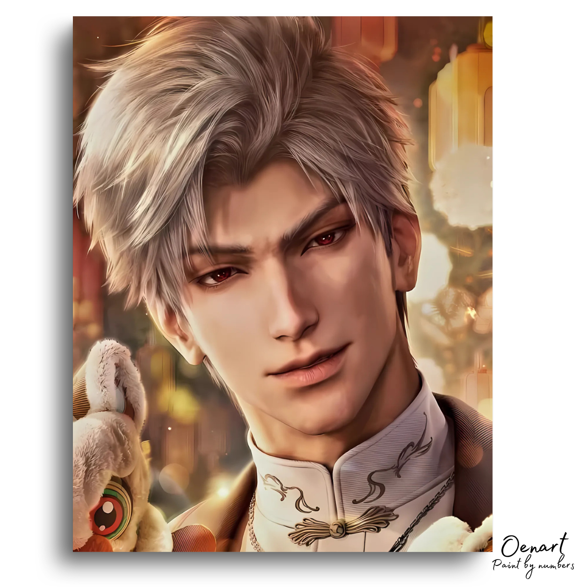 Love and Deepspace: Sylus Portrait - Anime Paint By Numbers Kit-Oenart™