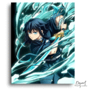 Demon Slayer: Muichiro Tokito - Anime Paint By Numbers Kit-Oenart™