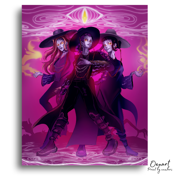 K-Pop Demon Hunters: The Fiery Diva - Paint By Numbers Kit