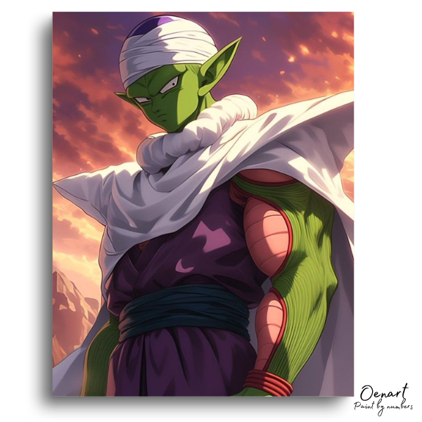 Dragon Ball Z: Piccolo Fight IN - Anime Paint By Numbers Kit-Oenart™