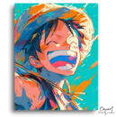 One Piece: Happy Time - Anime Paint By Numbers Kit-Oenart™