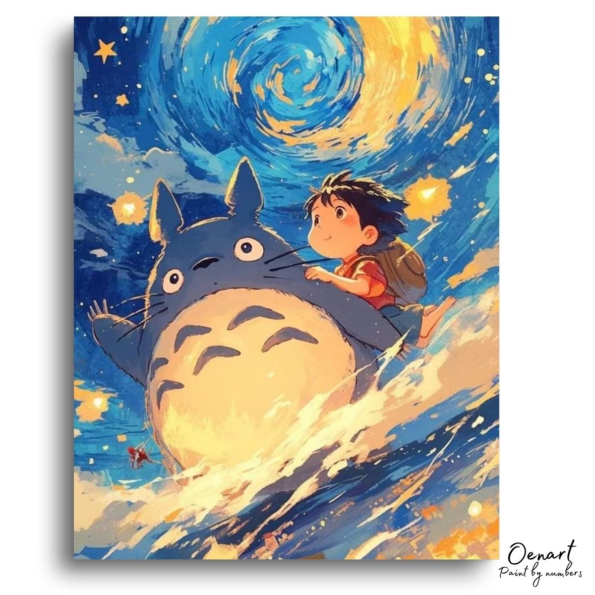 My Neighbor Totoro: Together - Anime Paint By Numbers Kit-Oenart™