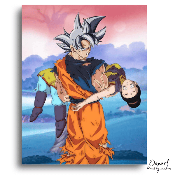 Dragon Ball Z: Goku & Chi-Chi Ultimate Sacrifice – Anime Paint By Numbers Kit