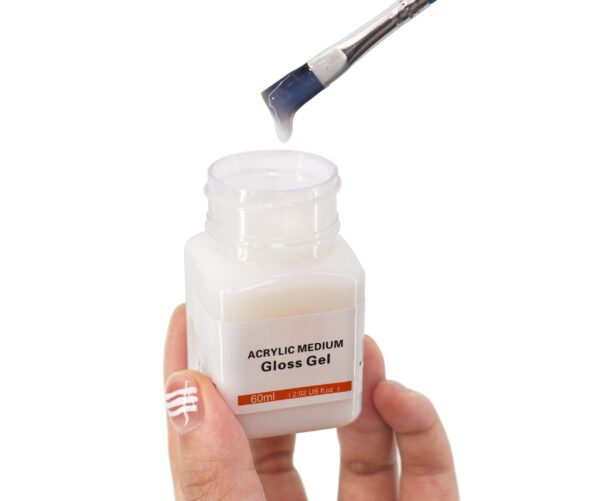 Acrylic Medium: Glossy Finish Gel | Oenart™ - Image 4