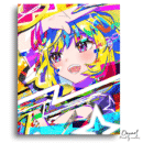 Anime Girl: Colorful World - Anime Paint By Numbers Kit