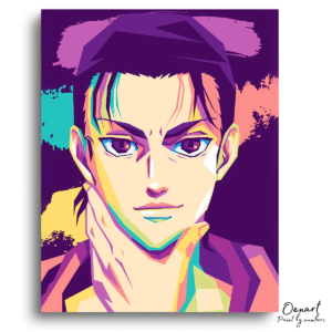 Attack on Titan: Eren Smiling - Anime Paint By Numbers Kit