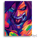 Attack on Titan: Eren Titan Form - Anime Paint By Numbers Kit