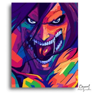 Attack on Titan: Eren Titan Form - Anime Paint By Numbers Kit