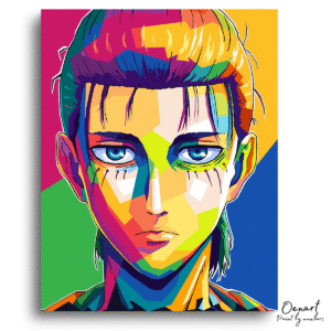 Attack on Titan: Eren Villain - Anime Paint By Numbers Kit