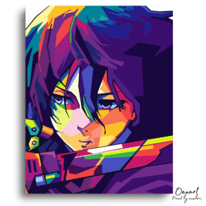 Attack on Titan: Mikasa Ackerman - Anime Paint By Numbers Kit