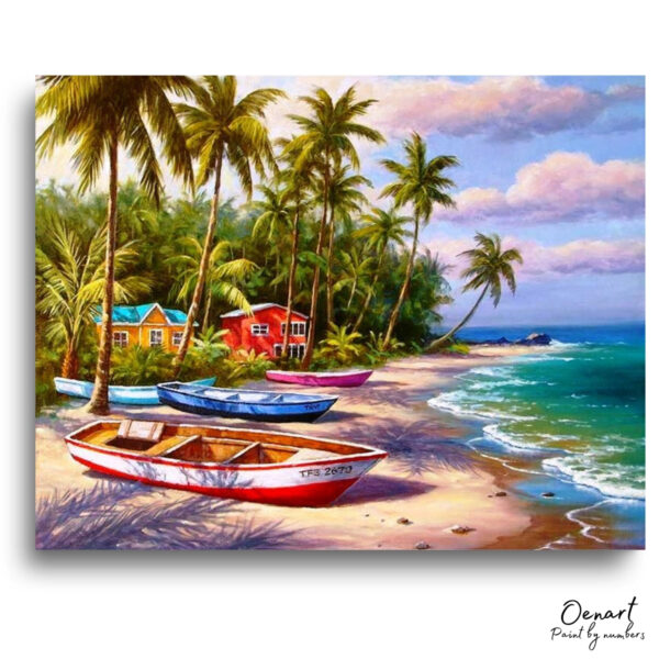 Beach Houses - Paint By Numbers Kit