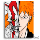Bleach: Ichigo & Hollow - Anime Diamond Painting
