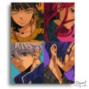 Blue Lock: Four - Anime Paint By Numbers Kit