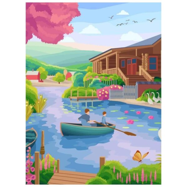 By The River: Paint By Numbers Kit - Image 2