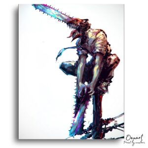 Chainsaw Man: Denji - Anime Paint By Numbers Kit