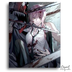 Chainsaw Man: Swords - Anime Paint By Numbers Kit