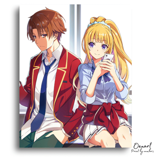 Classroom of The Elite: Kiyotaka Ayanokoji and Karuizawa - Anime Diamond Painting