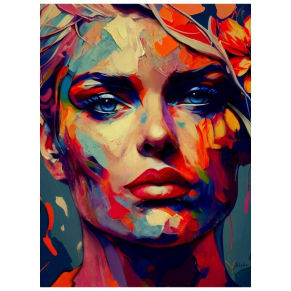 Colored Portrait - Paint By Numbers Kit - Image 2