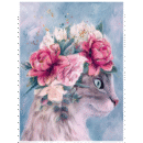 Crowned Cat - Paint By Numbers Kit